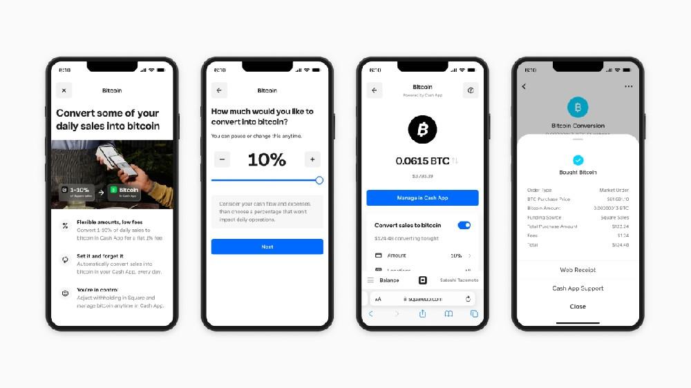 Block 让 Square 商家将其日常销售额的一部分转换为比特币