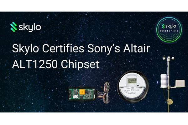 Skylo Technologies 认证索尼 Altair ALT1250 芯片组用于其卫星网络